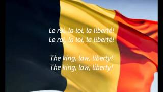 Belgian National Anthem  quotLa Brabançonnequot FRDENLEN [upl. by Tome]