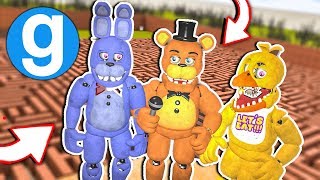 Gmod Fnaf New Freddy Fazbear Ultimate Unwithered Pill Pack Gmod Fnaf Maze Run [upl. by Artemis576]