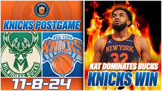 KAT Dominates Bucks  Biggest Takeaways From Knicks WIN vs Bucks 🔥 [upl. by Ardnaed]