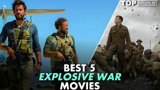 Top 5 Explosive War Action Movies You must Watch 2024 [upl. by Enyamart976]