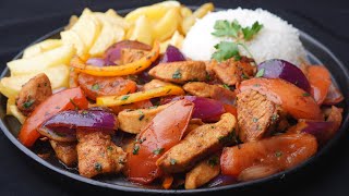 COMO HACER POLLO SALTADO  JUGOSO Y FÁCIL [upl. by Minna]