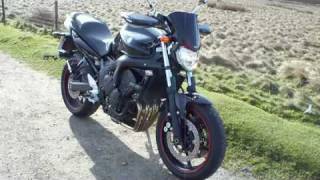 FZ6 with Ermax screen and Acerbis handguards fitted [upl. by Hauger927]