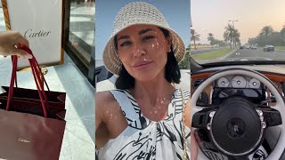 A Day vlog in Dubai with Alena Yanchevskaya 🇦🇪😎🌴 [upl. by Retsae]