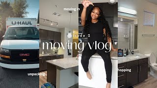 MOVING INTO MY LUXURY APARTMENT AT 20  new beginnings unpacking amp organizing shopping  more [upl. by Nivert]