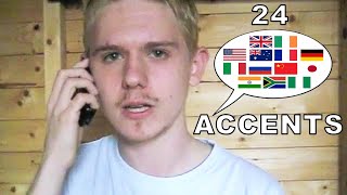 The English Language In 24 Accents [upl. by Simonne]