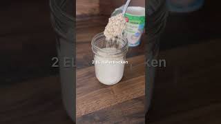 Overnight Oats vegan genießen 🥣🌛  REWE Deine Küche vegan overnightoats rezept [upl. by Massie836]