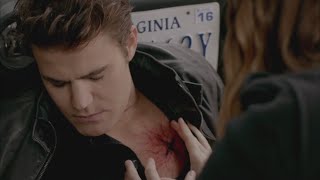 The Vampire Diaries 7x15 Damon saves Stefan and gets attacked by Rayna [upl. by Nemajneb]