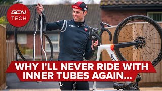 Tubeless Convert  Why Alex Will Never Use Inner Tubes On His Road Bike Again [upl. by Aruol]