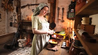 Irish Cooking from The 1820s Mutton Stew Pancakes amp Cabbage No Talking [upl. by Trebleda]