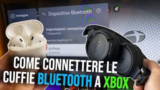 Come connettere le cuffie Bluetooth a Xbox  cuffie senza fili  Xbox Series  Xbox ONE [upl. by Us]