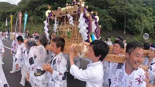 令和元年8月5日 富賀神社大祭 阿古～伊ヶ谷 [upl. by Gladys958]