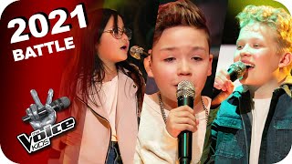 Disney  Probiers mal mit Gemütlichkeit MichelAdrianoJellina  The Voice Kids 2021  Battles [upl. by Koch]