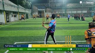 Live Cricket Match  Casa Warriors vs Turf Smashers  05Dec24 0855 AM 8 overs  7am Winter Cup 4 [upl. by Ramor]