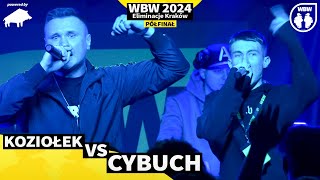 KOZIOŁEK 🆚 CYBUCH 🎤 WBW 2024 powered by DZIK 🎤 el Kraków Półfinał [upl. by Ecitnerp692]