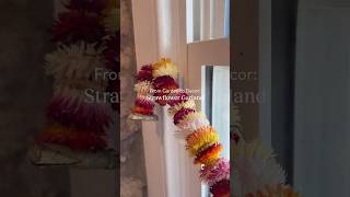 Garden to Decor Strawflower Garland [upl. by Enialed]