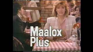 Maalox Plus Commercial 1987 [upl. by Aivatan]