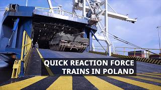 NATO’s quickreaction force trains in Poland 🇵🇱 [upl. by Clarisa]