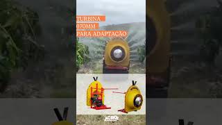 Turbina para adaptação tanto para trator quanto para motor agroadventure pulverizadores agro [upl. by Romonda]