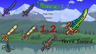 Trivia Terraria 12 German HD Terra Blade  Strongest Sword in Terraria [upl. by Yelrebmik]