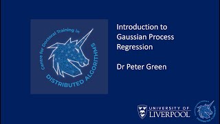 An Introduction to Gaussian Process regression [upl. by Teece]