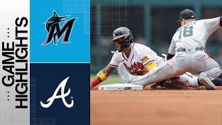 Marlins vs Braves Game Highlights 7223  MLB Highlights [upl. by Lebanna456]