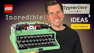 Incredible LEGO Ideas Typewriter 21327 Review Last Chance to Buy Before It Retires [upl. by Aynatahs]