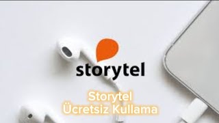 Storytel Ücretsiz Kullanma  Storytel Sesli Kitap [upl. by Isobel]