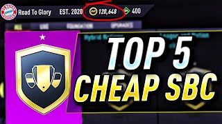 TOP 5 CHEAP SBCS TO COMPLETE FOR GUARANTEED PROFIT FIFA 22 ADVANCED SBCS [upl. by Ainezey]