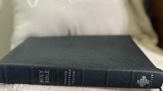 Schuyler ESV Quentel Full Yapp Black Pearl Calfskin Bible ESV Schuyler RuralBibleReviews [upl. by Chellman]