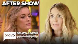 Kate Chastain amp Aesha Scott Have Advice for Ellie  Below Deck Med After Show S9 E14 Pt 2  Bravo [upl. by Kapor]