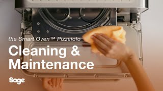 the Smart Oven™ Pizzaiolo  Cleaning your Pizzaiolo oven  Sage Appliances UK [upl. by Torre]