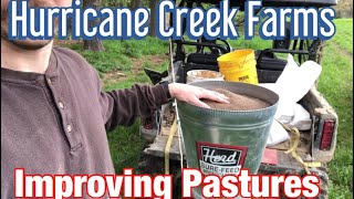 Improving pastures with over seeding grasses and legumes [upl. by Dorrej]