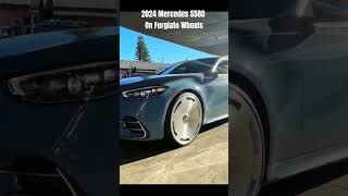 2024 Mercedes S580 On Forgiato Wheels  luxurycar mercedess580 [upl. by Granny]