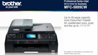 Brother MFC5895CW Colour Inkjet Multifunction Center [upl. by Puff]