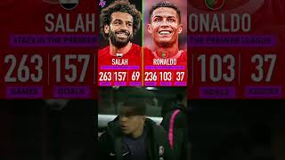 SALAH🐐🇪🇬 VS RONALDO 🐐🇵🇹 STATS IN THE PRIEMER LEAGUE [upl. by Gautious518]