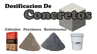 Dosificación De Concreto  Calculo De Cantidades  Resistencias  Cuantificación De Material [upl. by Cordier]