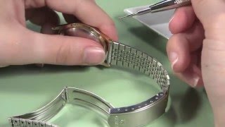 How to Change a Metal Watch Band with Holes on the Case [upl. by Bolling]