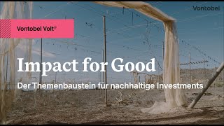 Impact for Good Anlagebaustein von Vontobel Volt® [upl. by Accebber]