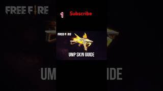 Top 10 UMP gun skin⚡🥰shorts viralshorts ff freefire youtubeshorts [upl. by Tepper]