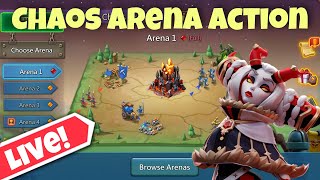 Lords Mobile  Chaos arena on Feng account Fighting for base [upl. by Deegan]