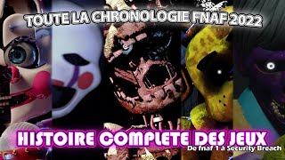 FR FIVE NIGHTS AT FREDDYS  Toute son HISTOIRE De Fnaf 1 à Security Breach [upl. by Maibach70]