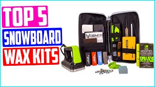 TOP 5 Best Snowboard Wax Kits in 2022 [upl. by Elad]