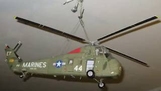 Sikorsky CH34C Seahorse 132 paper model part 2 [upl. by Mendelson]