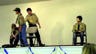 Webelos II Skit  The Magic Chair [upl. by Eilyw609]