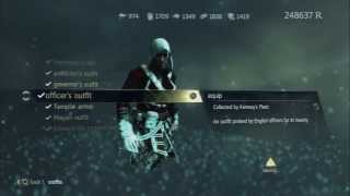 Assassins Creed 4 Black Flag quotTutorialquot How to Unlock The Officers Outfit [upl. by Helbonnas]