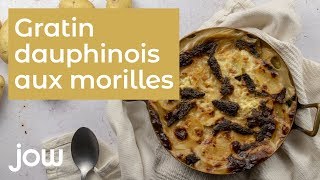 Recette du gratin dauphinois aux morilles [upl. by Lexerd397]