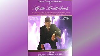 Apostle Arnell Smith  Homegoing Celebration Service [upl. by Kendall]