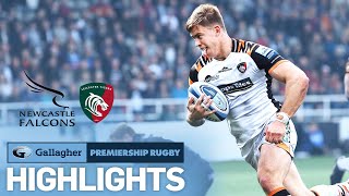 Newcastle v Leicester  HIGHLIGHTS  Kingston Park Farewell for Deano  Gallagher Premiership 2122 [upl. by Airdnna]