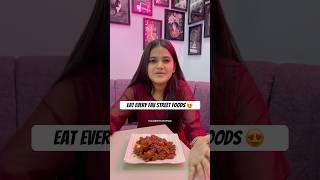 Eat Every STREET FOOD in 1 HOUR 😱 shorts [upl. by Elfrieda]