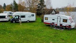 Meeting of Latvian Caravaners Club “Golden Autumn” camping Dole Latvia [upl. by Hekker580]